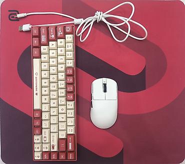 logitech 920: Продаю бу механическую клавиатуру ajazz ak-680 с RGB подсветкой — 1