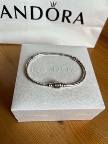 beş qaş üzüklər: В комплекте: Браслет, Pandora, Серебро