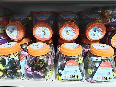 Канцтовары: Набор точилок для карандашей в пластиковых банках. - Форматы — 4