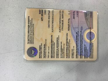 купить запчасти на опель вектра б: Тягач, DAF, 1995 г., Без прицепа