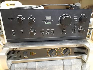 акустика krell: Интегрированный усилитель Sansui AU-D607 усилитель мощности Yamaha — 1