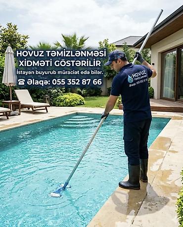 hovuz temizliyi: Hovuz təmizlənməsi xidməti təklif olunur. Bu xidmət hovuzların — 1