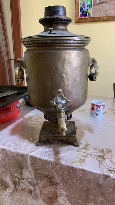 медный чайник: Продаю медный антикварный самовар раритет 1897 года с печатью Николая