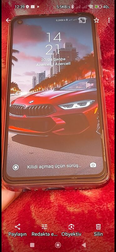 2 ci əl telefonlar redmi: Xiaomi Redmi Note 9 Pro, 64 ГБ, цвет - Синий, 
 Отпечаток пальца, Две SIM карты, Face ID