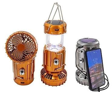 Другое освещение: Sərinkeşli fənər GSH-9299 Solar Şarj Edilən Kampinq Lampası – — 3