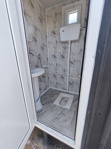 Konteynerlər: Metal karkaslı, sendviç tipli mobil sanitar blok (3 bölməli) 360 — 5
