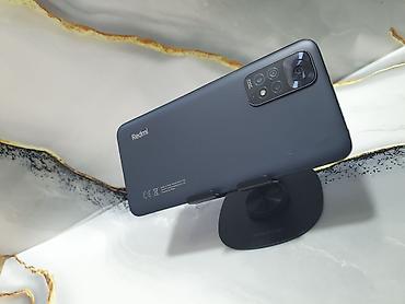 Redmi: Redmi, Redmi Note 11, Б/у, 128 ГБ, цвет - Черный, 1 SIM, 2 SIM — 2
