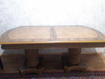 apşifka taxta: Гостиный стол, Раскладной, Дерево, Овальный стол