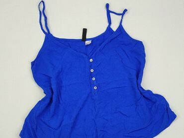 niebieska bluzki na ramiączkach: Bluzka Damska, H&M, XS, stan - Bardzo dobry