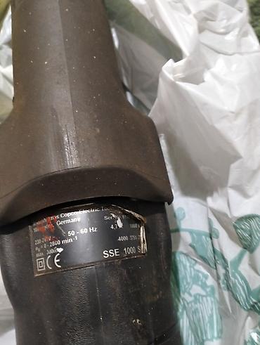 agac kesen misar: Atlas Copco SSE 1000 SI elektrik lişka (reciprocating saw) - — 2