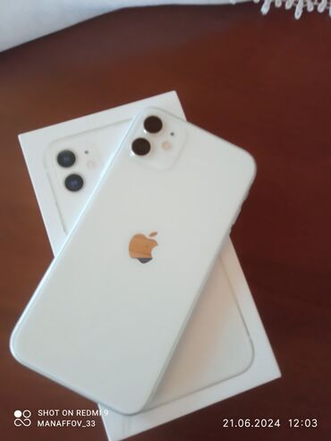 iphone 8 qiymeti irşad: IPhone 11, 64 GB, Ağ, Simsiz şarj, Face ID, Sənədlərlə