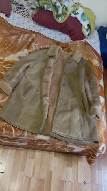 vintage kaputi: Vintage zenski monton KTK Zajecar. Prirodna koza i krzno Vel 50 - L-XL — 1