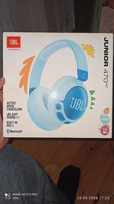 Audio: Simsiz uşaq qulaqlıqları JBL Junior 470NC Blue 


Yeni bağlı qutuda — 2