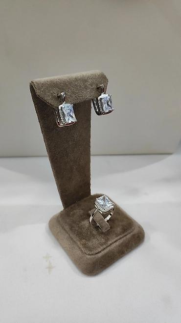 Серебряные наборы украшений: Серебряный Набор 925 пробы Дизайн под Италия Размеры имеются Цена — 11