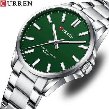 curren saat: Новый, Наручные часы, Curren, цвет - Серебристый