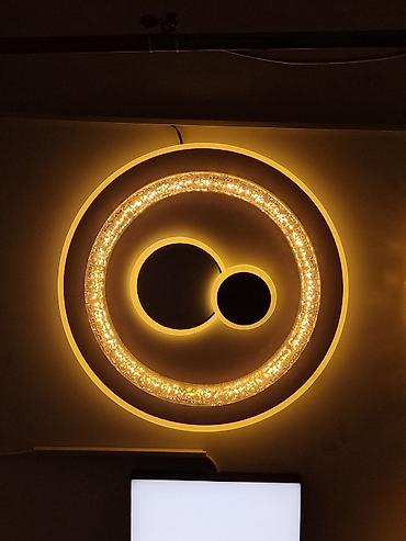 smart light: Декоративный светильник-кольцо с кристаллической вставкой - Тип — 1