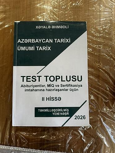 2 ci hisse tarix pdf: Məhsul: “Azərbaycan Tarixi, Ümumi Tarix – Test Toplusu, II hissə” — 1