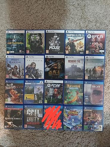 Диски PS5/PS4. PS5: - Onimusha — 4800 - Pragmata — 3800 - Resident