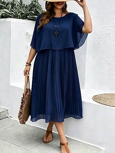 rosra sat: 07. Haljina za punije
XL 2XL 3XL 
Cena : 2.500 dinara H — 5