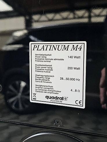 Zvučnici i stereo sistemi: Quadral Platinum M4 – par visokih podnostojećih hi‑fi zvučnika - — 3