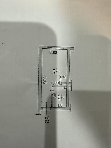 Продажа комнат: 12 м², С мебелью частично — 4