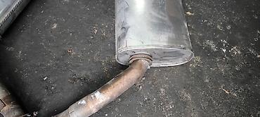 Глушители: Глушитель Mercedes-Benz Б/у, Оригинал, Германия — 6