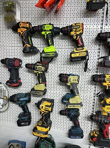 Шуруповерты: Аккумуляторные дрели‑шуруповерты . Доставка по г.Бишкек бесплатно🚚✅ — 10