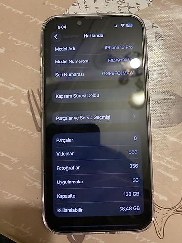 Apple iPhone: IPhone 13 Pro, 128 GB, Qara, Face ID — 6