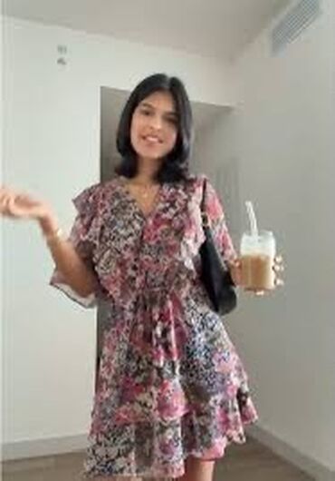 красивые платья на прокат в баку: Коктейльное платье, Мини, Zara, M