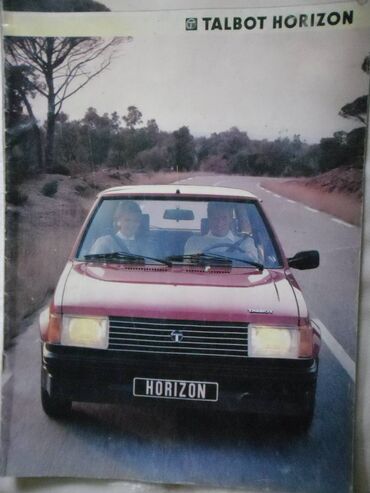 Knjige i stripovi: 1.Prospekt Talbot Horizon, A4, 23 str, francuski. 2.Prospekt Talbot na lalafo.rs — 1 Knjige i stripovi: 1.Prospekt Talbot Horizon, A4, 23 str, francuski. 2.Prospekt Talbot — 1
