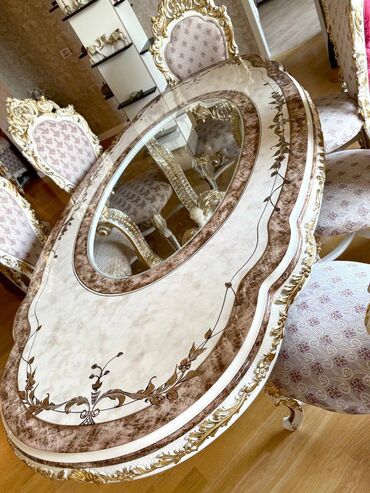 Qonaq otağı dəstləri: İşlənmiş, Masa və oturacaqlar, Jurnal masası, Servant, Türkiyə — 9