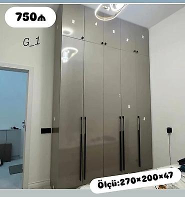 koridor ucun skaflar: Düz dolab, Yataq otağı üçün, Qarderob, Açılan, Korpuslu, 6 qapı — 4