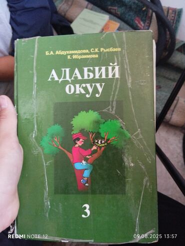 кыргыз адабият 9 класс китеп: Кыргыз адабияты, 3-класс, Колдонулган, Өзү алып кетүү, Акылуу жеткирүү