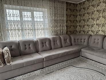 вилюр: Угловой модульный диван большого 420x2размера - Конфигурация: правый — 3