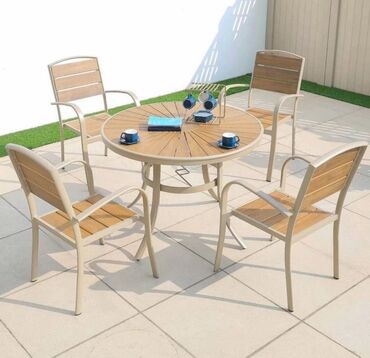 Bağ, çöl masa və oturacaq dəstləri: Metal EN MMC olaraq istədiyiniz forma və ölçüde demir işlerinin — 6