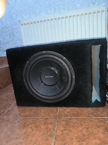 pıoneer: Pioneer subwoofer – qutu ilə Pionerr 400 rms qoşa katuşka pakovka — 2
