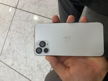 айфон 11 плата: IPhone 11 Pro, Колдонулган, 64 ГБ, Күмүш, Каптама