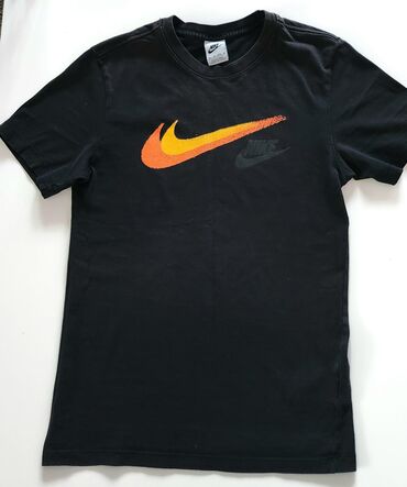 white majice muske: Short sleeves T-shirt, XS (EU 46), Nike, color - Black, Cotton