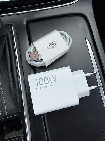 Сетевой адаптер быстрой зарядки оргинал поко Х8 пронуку Xiaomi 100W +