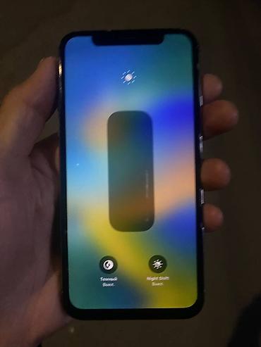 ıphone x: IPhone X, Б/у, 64 ГБ, Серебристый, Чехол, 100 % — 1