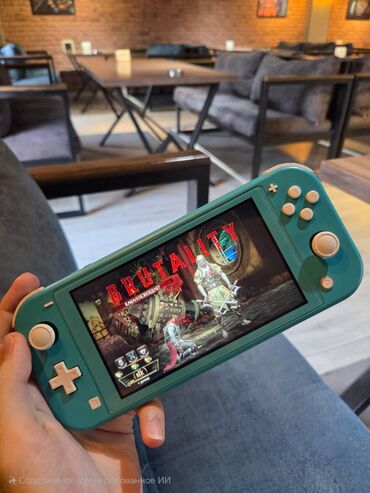 Nintendo Switch Lite İdeal vəziyyətdə. Üzərində original 256gb yaddaş