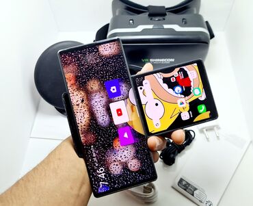 аксессуары для мобильных телефонов: LG Wing 5G, Колдонулган, 512 ГБ, түсү - Кара, 2 SIM, eSIM