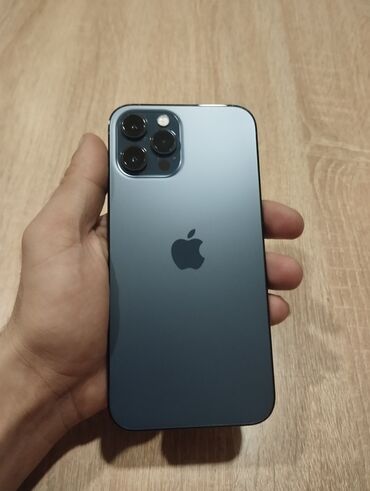 apple mac: IPhone 12 Pro Max, 256 GB, Mavi, Face ID