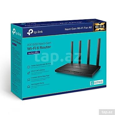 TP-Link Archer AX12 (AX1500) Wi‑Fi 6 marşrutlaşdırıcı - Wi‑Fi 6