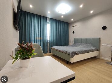 суточный квартира ошский: 1 комната, 35 м², С мебелью