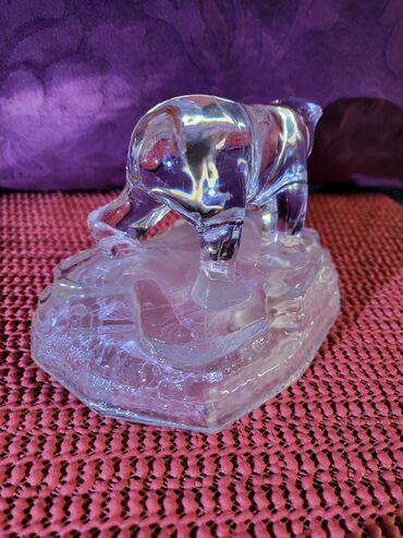 Ostali kućni dekor: Figura kristal,led kristal d'Argues Francuska,rucni rad iz 70,80ih — 7