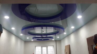 Натяжной потолок: Натяжной потолок Матовое, 3D потолки, Глянцевое — 28