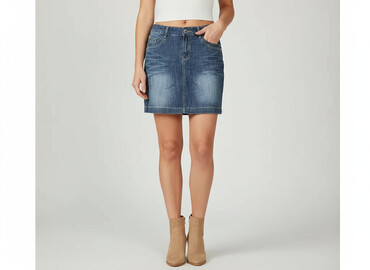 spódnice dżinsowe tommy hilfiger: Women`s skirt, size L