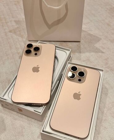 кнопочный телефон apple: IPhone 16 Pro, 256 GB, Qızılı, Zəmanət