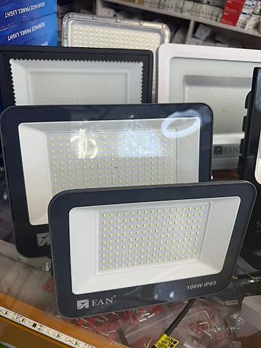 Светодиодный прожектор FAN 100W IP65 - Мощность: 100 Вт (маркировка
